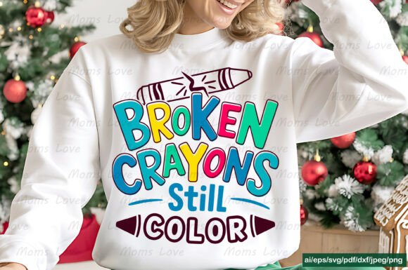 Download Broken Crayons Still Color SVG PNG Tee - Crayons Collection
