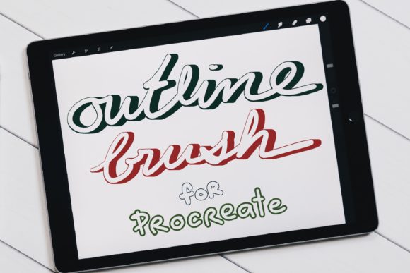 Download Outline Brushes for Procreate - Premium Resources