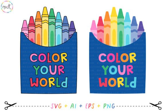 Download Rainbow Box of Crayons - Crayons Collection
