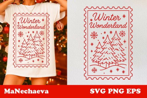 Download Winter Stamp Winter Wonderland SVG - Winter stamp Collection