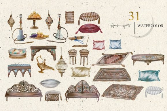 Download Arabian Interior Creator/Watercolor Kit - Watercolor kit Collection