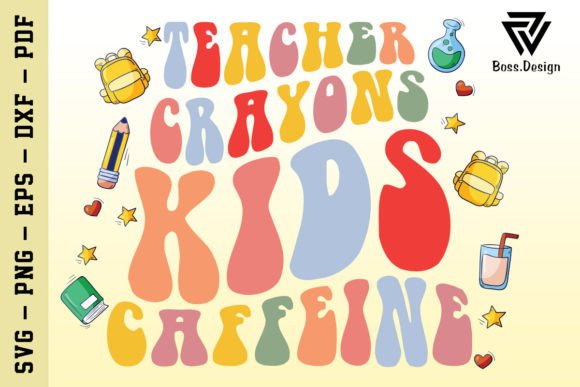 Download Teacher Crayons Kids Caffeine SVG - Crayons Collection